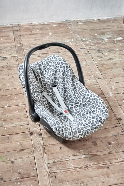 House of Jamie  Car Seat Cover - *Autostoelhoes (Rocky Leopar & Stone) - Can Baby