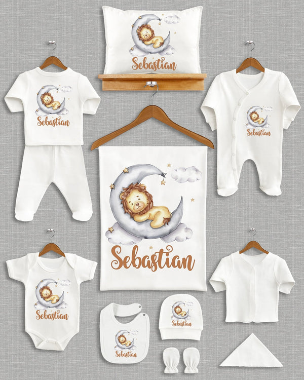 11 Stuks Newborn Babykleding Met Naam Cadeau Set - Can Baby