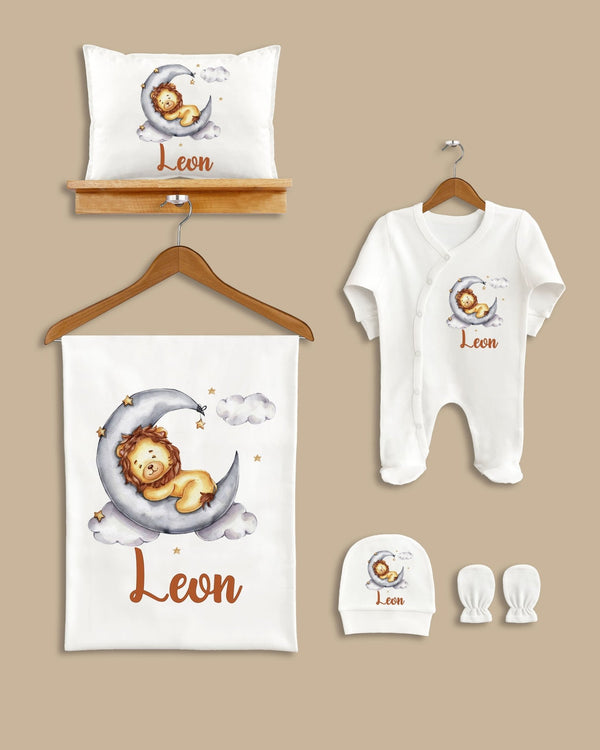 5 Delig Baby kleding met naam - gebortepakje set - Can Baby