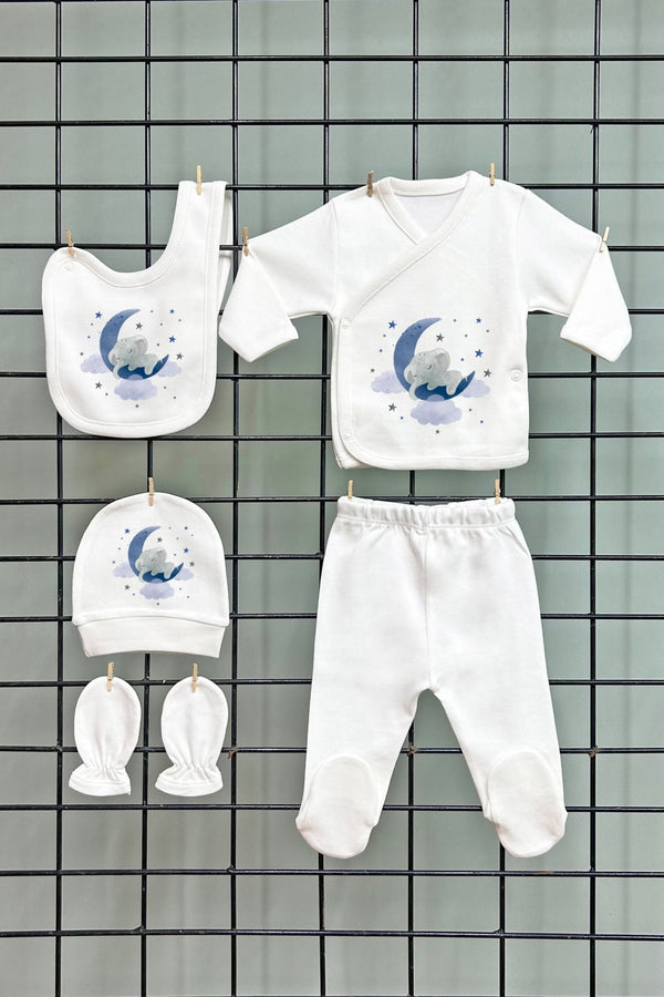 5 Delig Geboortepakje Biologisch Katoen - Kraamcadeau set - Can Baby