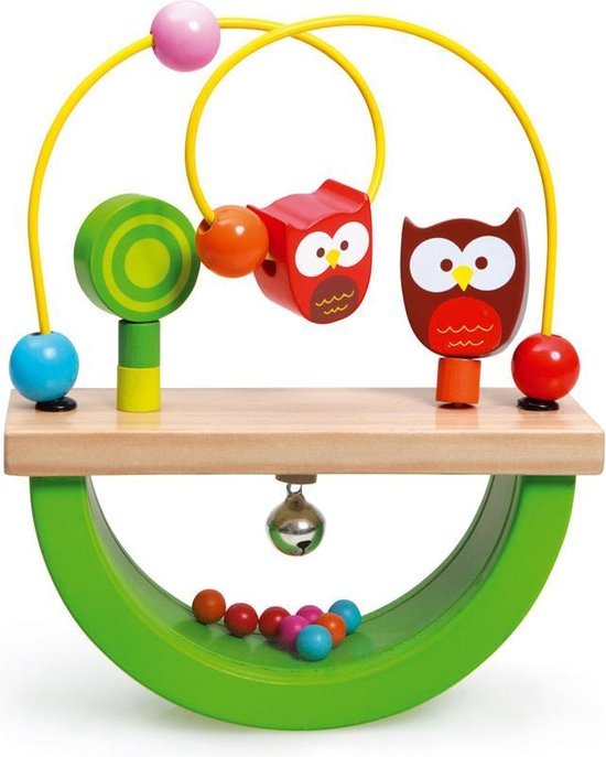 Scratch Kralenframe Balansspel Uil Lou 17 Cm - Can Baby